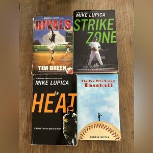 Bundle of YA baseball books as is